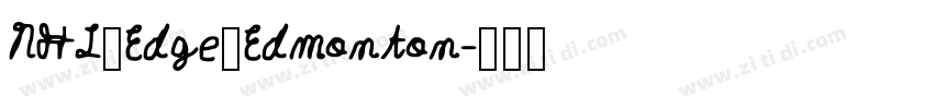 NHL_Edge_Edmonton字体转换
