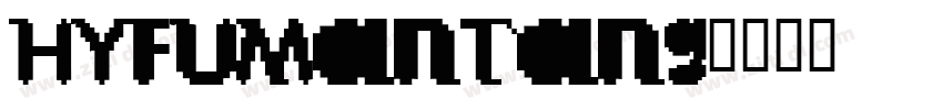 HYFuManTang字体转换