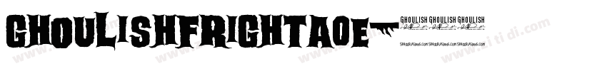 GhoulishFrightA0E字体转换