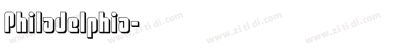 Philadelphia字体转换