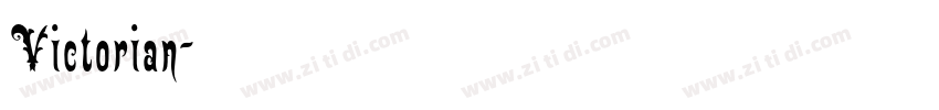 Victorian字体转换