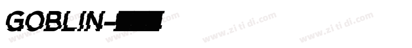 goblin字体转换