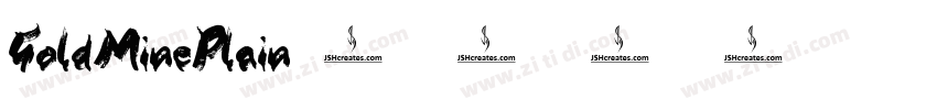 GoldMinePlain字体转换