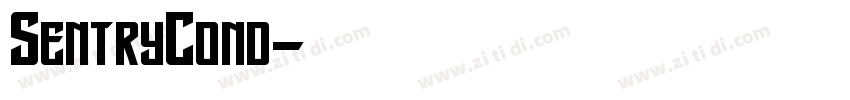 SentryCond字体转换