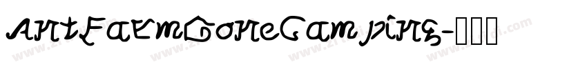 AntFarmGoneCamping字体转换