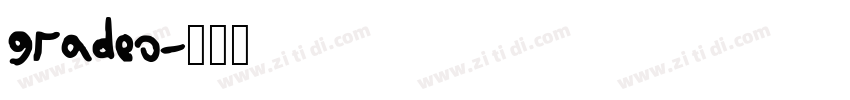 gradeo字体转换