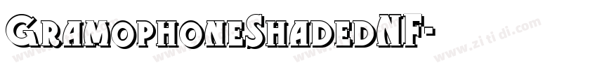 GramophoneShadedNF字体转换