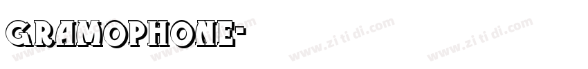 gramophone字体转换
