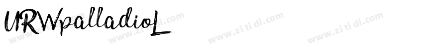 URWpalladioL字体转换