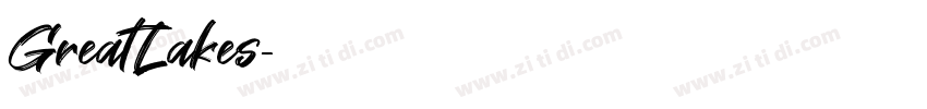 GreatLakes字体转换