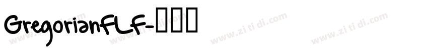 GregorianFLF字体转换