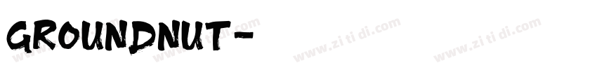 groundnut字体转换