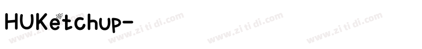 HUKetchup字体转换