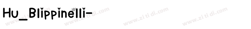 Hu_Blippinelli字体转换