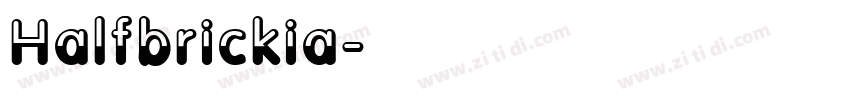 Halfbrickia字体转换