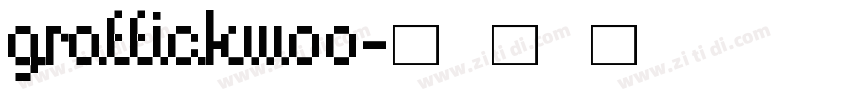 GraffickW00字体转换
