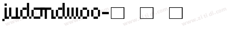 JudoNDW00字体转换
