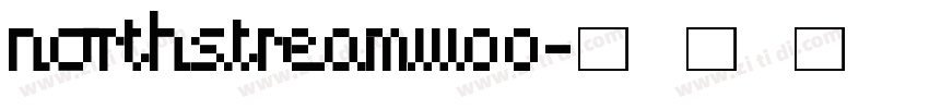 NorthstreamW00字体转换