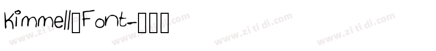 Kimmell_Font字体转换 Kimmell_Font字体转换
