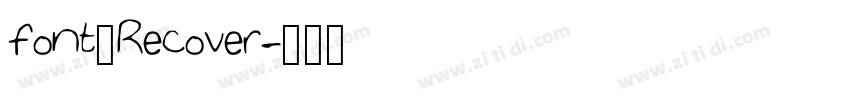 font_Recover字体转换