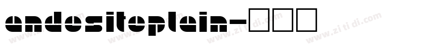 AndesitePlain字体转换