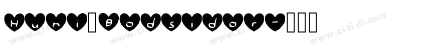 Huni_Bodsidor字体转换