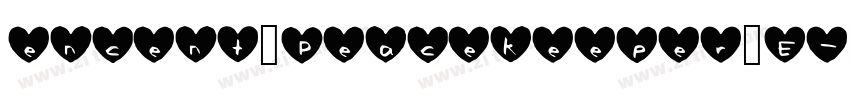 encent_Peacekeeper_E字体转换
