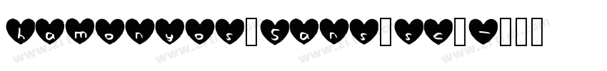 hamonyos_Sans_sc_字体转换
