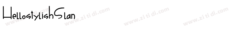HellostylishSlan字体转换