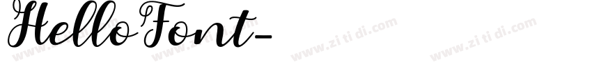 HelloFont字体转换