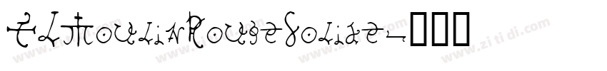 TLMoulinRougeSolide字体转换