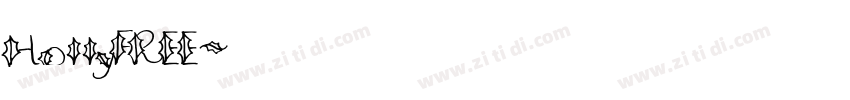 HollyFREE字体转换