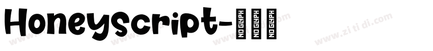Honeyscript字体转换