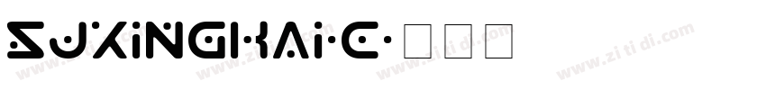 SJxingkai-C字体转换