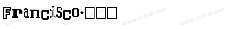 Francisco字体转换