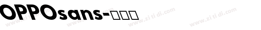 OPPOsans字体转换