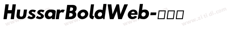 HussarBoldWeb字体转换