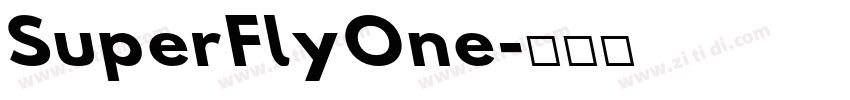 SuperFlyOne字体转换