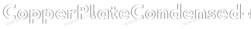 CopperPlateCondensed字体转换