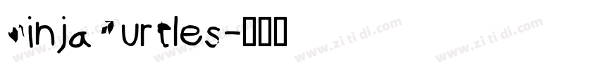 NinjaTurtles字体转换