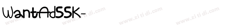 WantAdSSK字体转换
