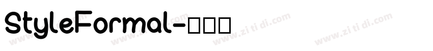 StyleFormal字体转换