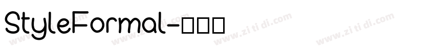 StyleFormal字体转换