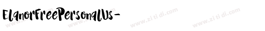 ElanorFreePersonalUs字体转换
