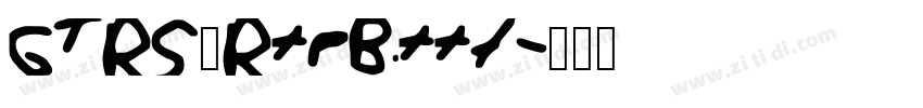 GTRS_RtpB.ttf字体转换