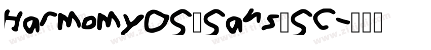 HarmomyOS_Sans_SC字体转换