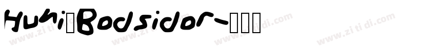 Huni_Bodsidor字体转换