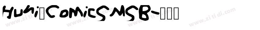 Huni_ComicSMSB字体转换 Huni_ComicSMSB字体转换