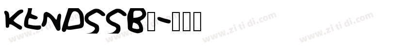 KENDSSB_字体转换