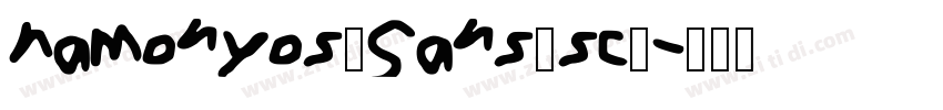 hamonyos_Sans_sc_字体转换